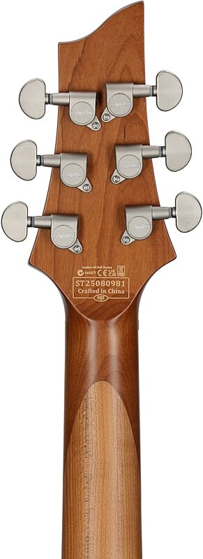 open zoom image for Schecter C-1 Standard Plus Electric Guitar, Left-Handed, Blue Fade, Open Box (Very Good), Headstock Straight Back