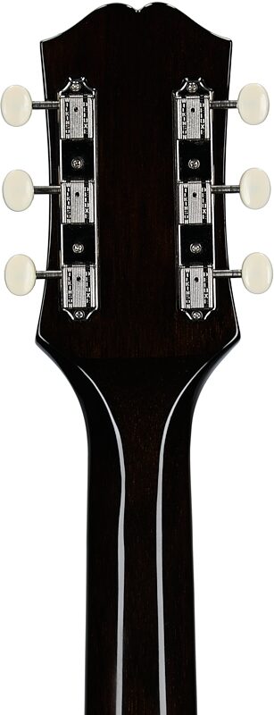 open zoom image for Epiphone Blues King Studio Parlor Acoustic-Electric Guitar (with Gig Bag), Dark Burst, Open Box (Very Good), Headstock Straight Back