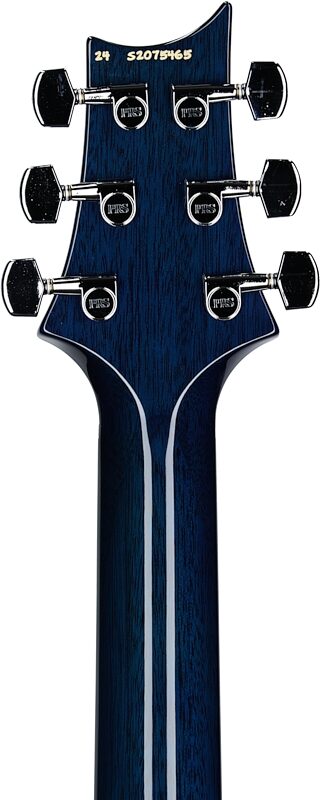 open zoom image for PRS Paul Reed Smith S2 Custom Color 24 Electric Guitar (with Gig Bag), Faded Gray Black Blue Burst, Headstock Straight Back