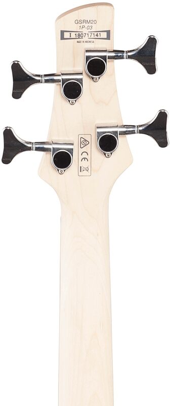 open zoom image for Ibanez GSRM20 Mikro Electric Bass, Black, Headstock Straight Back