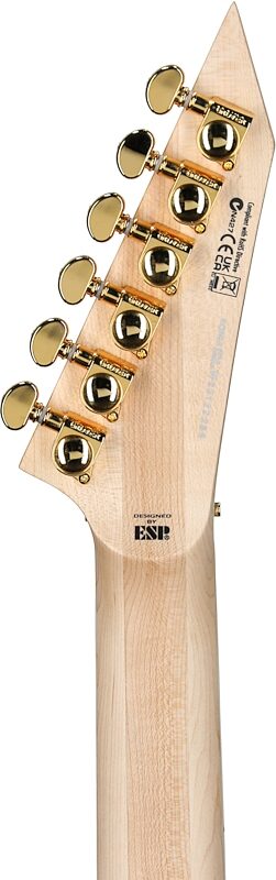 open zoom image for ESP LTD M-1001 Electric Guitar, Charcoal Metallic Satin, Headstock Straight Back