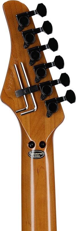 open zoom image for Kramer Volante HHFR Electric Guitar (with Gig Bag), Defender Red, Headstock Straight Back