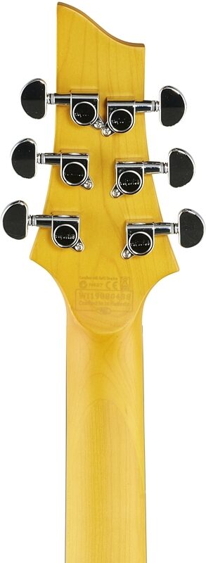 open zoom image for Schecter C-6 Deluxe Electric Guitar, Satin Aqua, Headstock Straight Back