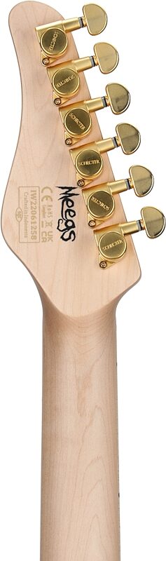 open zoom image for Schecter Meegs PT EX Electric Guitar, Charcoal Burst, Open Box (Very Good), Headstock Straight Back