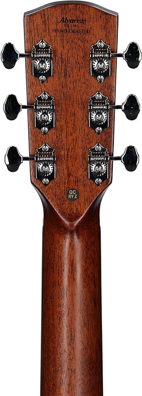 open zoom image for Alvarez MD70 Masterworks Herringbone Dreadnought Acoustic Guitar (with Gig Bag), New, Headstock Straight Back