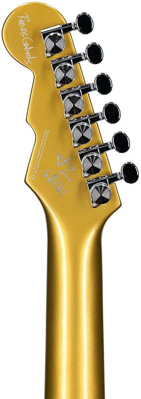 open zoom image for Reverend Reeves Gabrels Spacehawk Electric Guitar, Supreme Gold, Headstock Straight Back