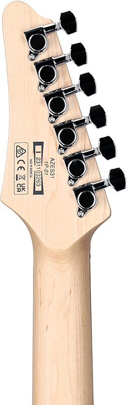 open zoom image for Ibanez AZES31 AZ Essentials Electric Guitar, Arctic Ocean Metallic, Headstock Straight Back