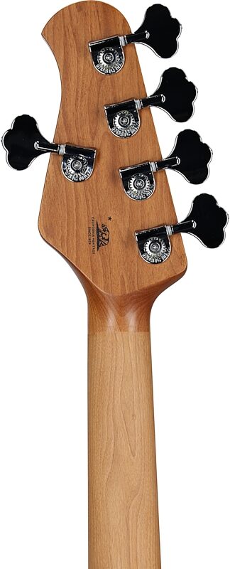 open zoom image for Ernie Ball Music Man StingRay 5 Special Electric Bass, 5-String (with Case), Black, Maple Fretboard, Open Box (Very Good), Headstock Straight Back