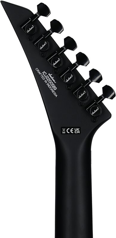 open zoom image for Jackson X Series Warrior WRX24 Electric Guitar, Satin Black, Headstock Straight Back