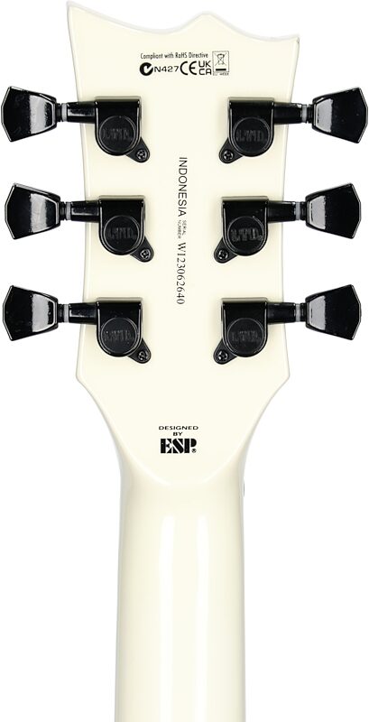 open zoom image for ESP LTD Viper 256 Electric Guitar, Olympic White, Headstock Straight Back