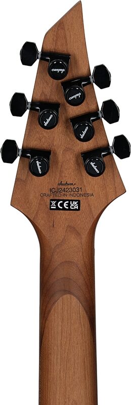 open zoom image for Jackson Pro Series Signature Misha Mansoor Juggernaut HT6 Electric Guitar, Caramelized Maple Fingerboard, Red Crystal, Open Box (Very Good), Headstock Straight Back