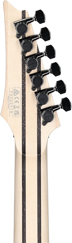 open zoom image for Ibanez RG5120M Prestige Electric Guitar (with Case), Frozen Ocean, Headstock Straight Back