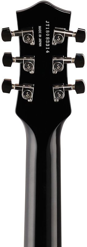 open zoom image for Gretsch G-6131MY Malcolm Young Jet Electric Guitar (with Case), Natural, Headstock Straight Back