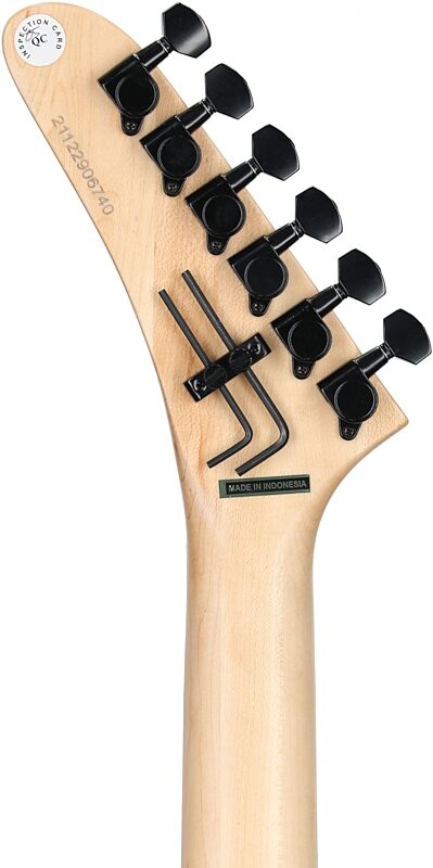 open zoom image for Kramer Baretta Original Series Electric Guitar, Bumblebee Yellow, Headstock Straight Back