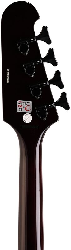 open zoom image for Epiphone Thunderbird IV Electric Bass, Vintage Sunburst, Headstock Straight Back
