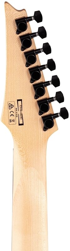 open zoom image for Ibanez GRG7221QA Gio Electric Guitar, Transparent Black Sunburst, Headstock Straight Back