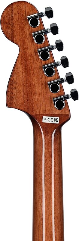 open zoom image for Fender California Standard Monterey E Orchestra Acoustic-Electric Guitar, Natural, Headstock Straight Back