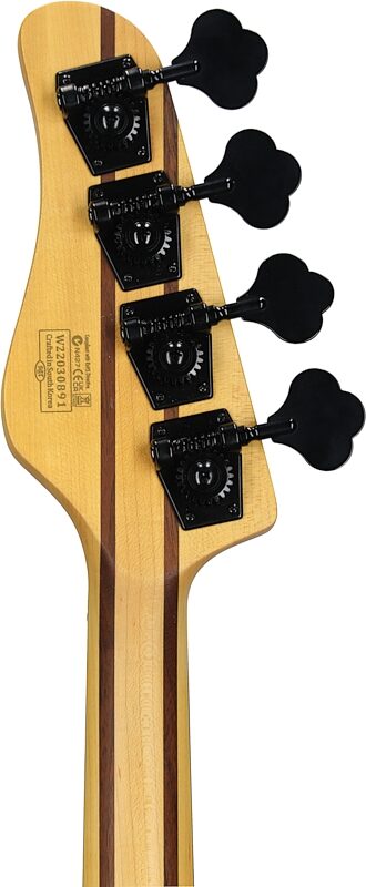 open zoom image for Schecter Michael Anthony MA-4 Electric Bass, Gloss Natural, Headstock Straight Back