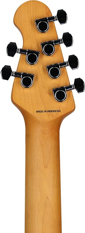 open zoom image for Sterling by Music Man CT30CHSS Cutlass HSS Electric Guitar, Daphne Blue, Hard Maple Fretboard, Headstock Straight Back