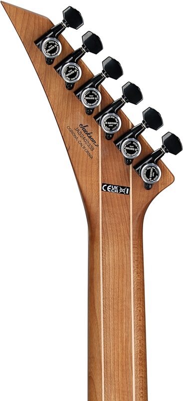 open zoom image for Jackson American Series Virtuoso HT Electric Guitar, (with Case), Mystic Blue, Headstock Straight Back