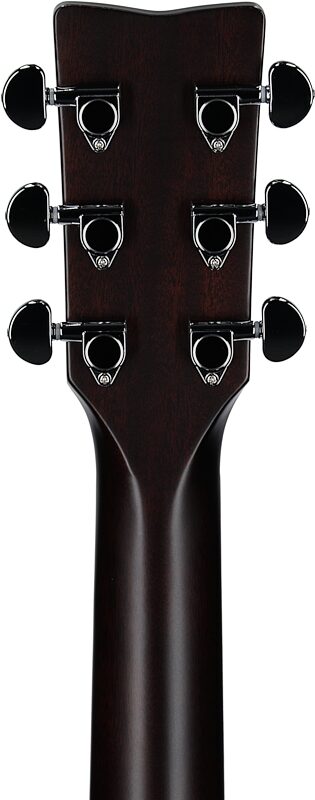 open zoom image for Yamaha TAG1E Transacoustic Dreadnought Acoustic-Electric Guitar (with Gig Bag), Natural, Headstock Straight Back