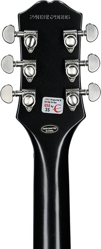 open zoom image for Epiphone SG Prophecy Electric Guitar, Jet Black Metallic, Open Box (Very Good), Headstock Straight Back