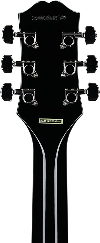 open zoom image for Epiphone SG Tribute Plus Electric Guitar, Left-Handed, Cherry Burst, Headstock Straight Back