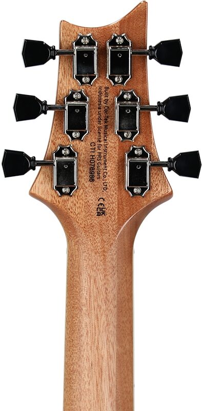 open zoom image for PRS Paul Reed Smith SE Zach Myers 594-v2 Electric Guitar (with Gig Bag), Myers Blue, Headstock Straight Back