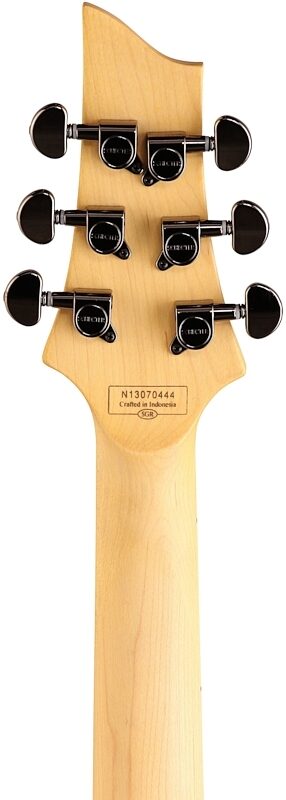 open zoom image for Schecter Omen Extreme 6 FR Electric Guitar with Floyd Rose, Black Cherry, Headstock Straight Back