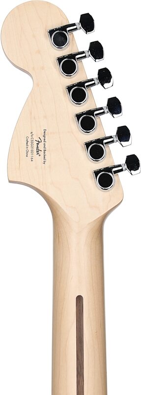 open zoom image for Squier Affinity Stratocaster Electric Guitar, with Maple Fingerboard, Black, Headstock Straight Back
