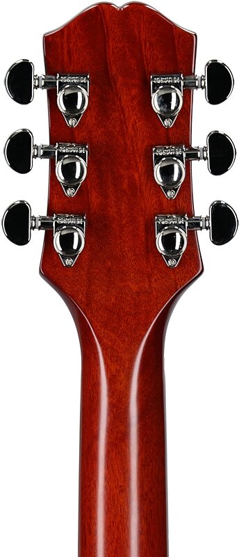 open zoom image for Epiphone Inspired by Gibson J-45 Standard EC Acoustic-Electric Guitar (with Gig Bag), Honey Burst, Headstock Straight Back