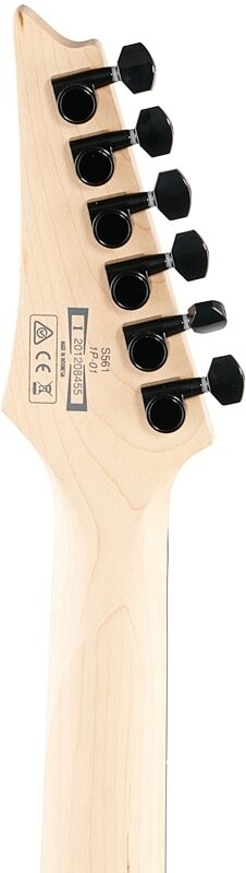 open zoom image for Ibanez S561 Electric Guitar, Sea Foam Green Matte, Headstock Straight Back