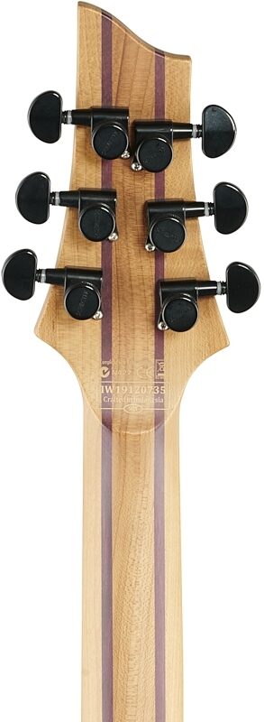 open zoom image for Schecter C-1 Exotic Electric Guitar, Spalted Maple, Headstock Straight Back