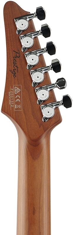 open zoom image for Ibanez AZ2402 Prestige Electric Guitar (with Case), Black Flat, Headstock Straight Back