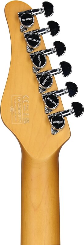 open zoom image for Schecter MV-6 Electric Guitar, with Maple Fingerboard, Gloss Black, Open Box (Very Good), Headstock Straight Back