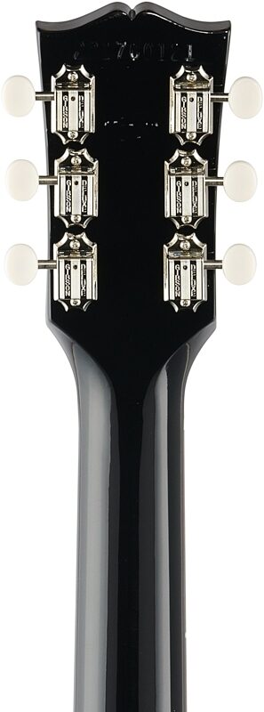 open zoom image for Gibson Les Paul Junior Vintage Electric Guitar (with Case), Ebony, Open Box (Very Good), Headstock Straight Back