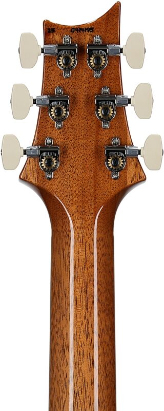 open zoom image for PRS Paul Reed Smith 2011 Custom 24 10-Top Electric Guitar with Case, Charcoal, Headstock Straight Back