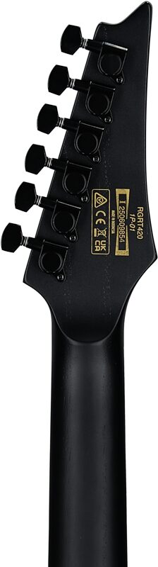 open zoom image for Ibanez RGRT420 Electric Guitar, Weathered Black, Headstock Straight Back