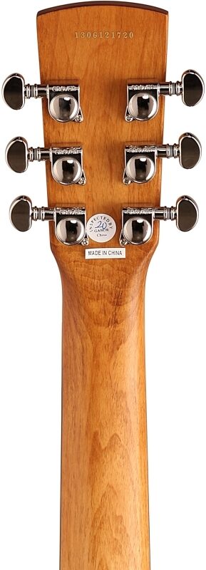 open zoom image for Epiphone Dobro Hound Dog Roundneck Resonator Guitar, Vintage Brown, Headstock Straight Back