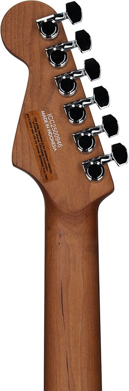 open zoom image for Charvel Pro-Mod Plus DK24 HH 2PT Electric Guitar, with Ebony Fingerboard (and Case), Raven Black, Headstock Straight Back