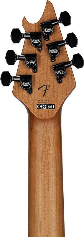 open zoom image for EVH Eddie Van Halen Limited Edition Wolfgang Special TOM Archtop Electric Guitar, Husk White, Headstock Straight Back