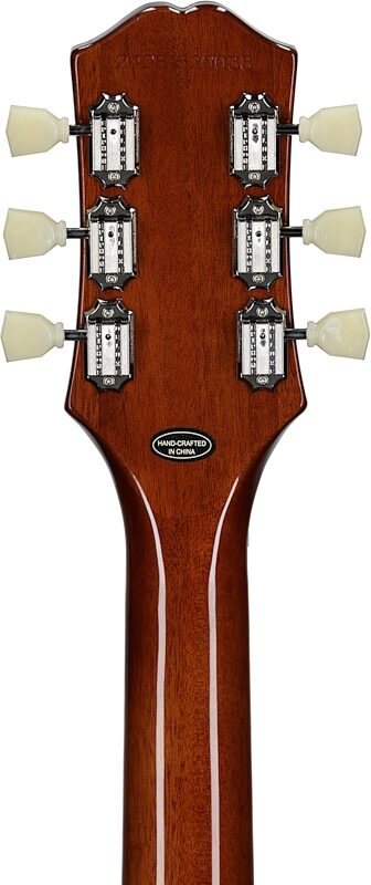 open zoom image for Epiphone Inspired by Gibson Les Paul Standard '50s Electric Guitar (with Gig Bag), Cardinal Red, Laurel Fretboard, Headstock Straight Back