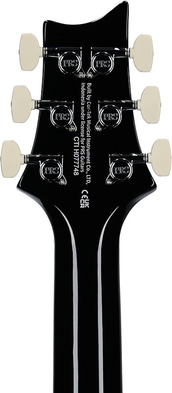 open zoom image for PRS Paul Reed Smith SE Special V2 Semi-Hollowbody Electric Guitar (with Gig Bag), Charcoal Burst, Headstock Straight Back