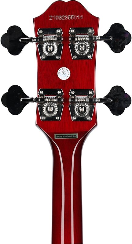 open zoom image for Epiphone EB-3 Electric Bass, Cherry, Headstock Straight Back