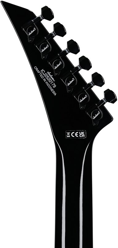 open zoom image for Jackson X Series Soloist SLX DX Electric Guitar, with Laurel Fingerboard, Gloss Black, Headstock Straight Back