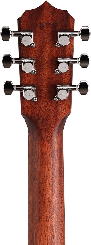open zoom image for Deering Boston USA Acoustic-Electric Banjo Resonator Guitar, 6-String (with Case), New, Headstock Straight Back