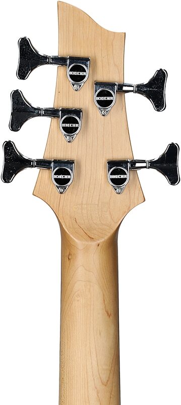 open zoom image for Schecter C-5 Plus Electric Bass, Charcoal Burst, Headstock Straight Back