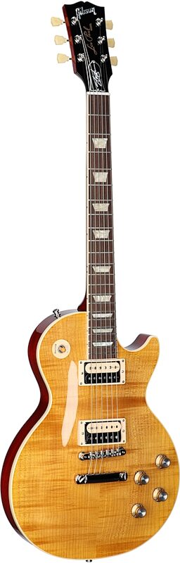 open zoom image for Gibson Slash Les Paul Standard Electric Guitar (with Case), Appetite Amber, Serial Number 211440229, Body Left Front