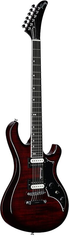 open zoom image for Gibson Victory Figured Top Electric Guitar (with Case), Wine Red, Serial Number 218040068, Body Left Front