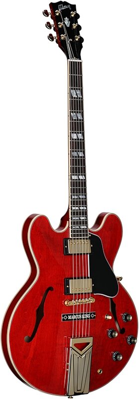 open zoom image for Gibson Marcus King ES-345 Electric Guitar (with Case), '60s Cherry, Serial Number 211450323, Body Left Front